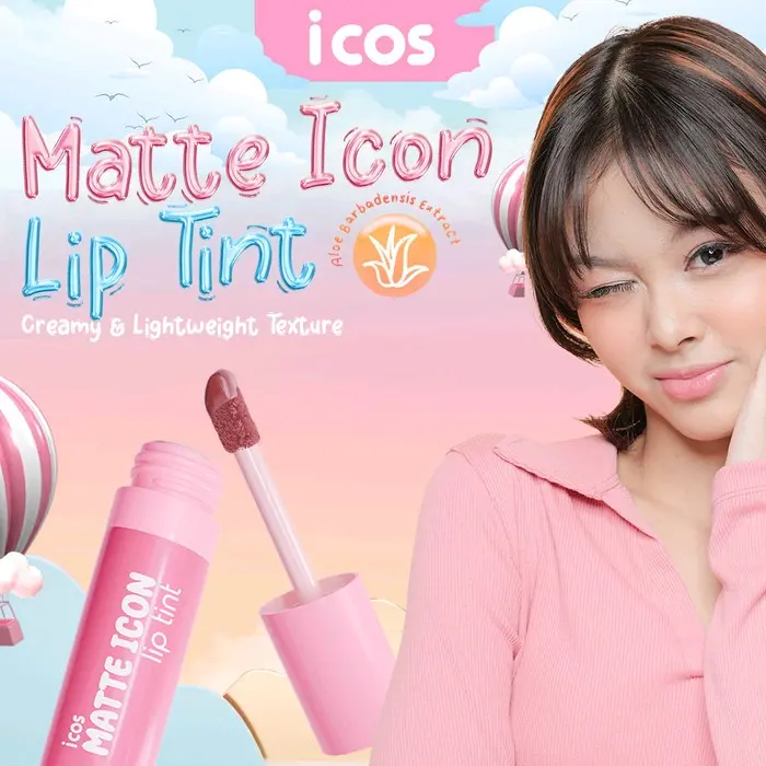 Icos Matte Tint / lip matte glossy tahan lama terbaru