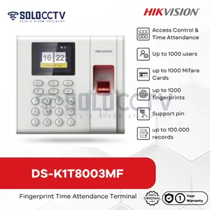 Hikvision DS-K1T8003MF Mesin Absen Fingerprint Access Control