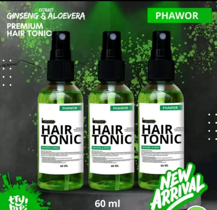 ZV HAIRTONIC VITAMIN RAMBUT PENUMBUH RAMBUT DAN PELURUS RAMBUT PRIA DAN WANITA BY PHAWOR Haircare Perawatan 3