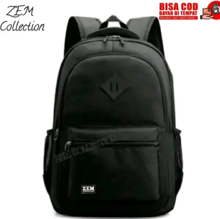 Tas Punggung Kerja Pria Wanita Tas Ransel Casual Distro Sekolah, Kuliah, Kerja Tas Punggung Backpack Polos GHD617HJ Ylaksma Officiall.