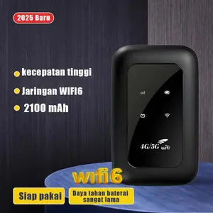 【Barang Terlaris】Jaringan nirkabel seluler WiFi portabel 2025 hotspot Internet rumah pita lebar baru WiFL portabel kartu Internet berkecepatan tinggi plug and play