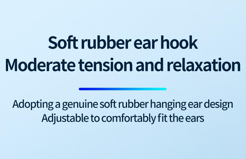 K1 Single Wireless Earphones Air Conduction OWS Headphone HiFi Ear-Hook Music Sports Noise Cancelling Headset Untuk Semua Smartphone