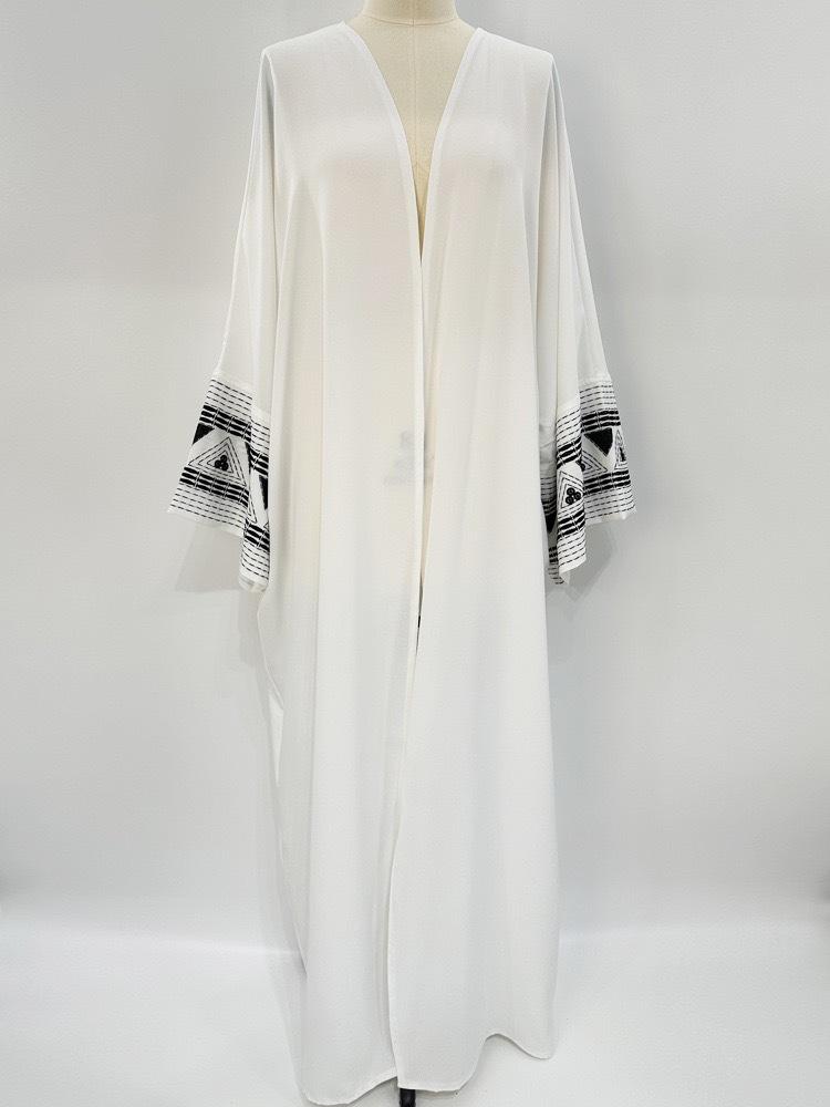 Product Introduction of Áo choàng thêu, phong cách Ả Rập, thời trang, trên áo choàng Abaya 2