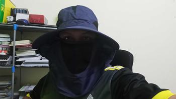 Product Review of Topi Mancing Lindungi Muka Leher Fishing Hat Sun Protection Face Neck Outdoor Sports Family Quick Dry Breathable Comfortable from M**d H**z 0