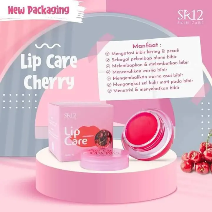 LIP CARE SR12/LIP CARE CHERRY SR12/LIP CARE NATURAL/PELEMBAB BIBIR BEST SELLER/PELEMBAB BIBIR BPOM