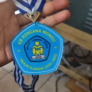 MEDALI GORDON TIMBAL BALIK 2 SISI PAUD TK SD SMP SMA