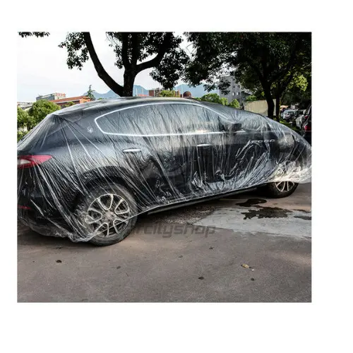 Mobil Cover Mobil Transparan Grade A Cover Mobil Plastik Sarung Mobil Plastik Transparan 4