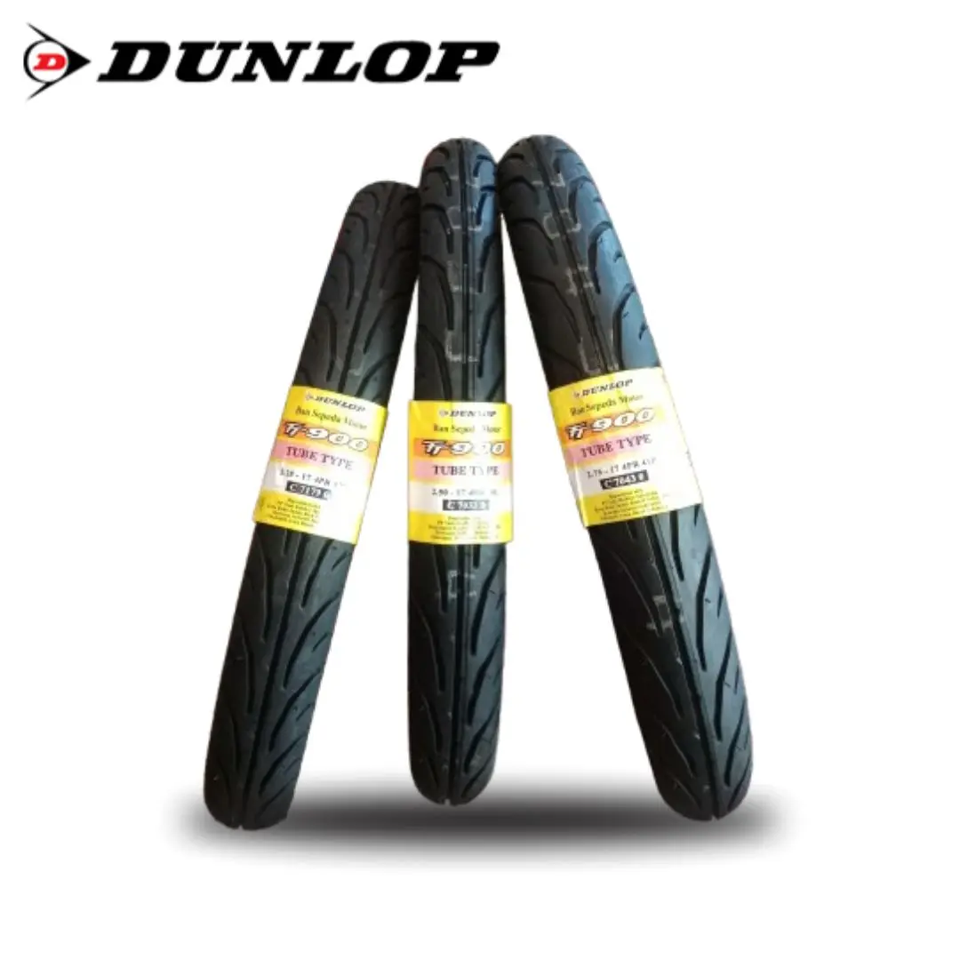 BAN MOTOR RING 17 DUNLOP TT900 2.25, 2.50, 2.75 TUBETYPE (NON TUBELES) BAN MOTOR BEBEK Motorcycle