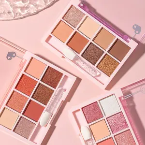 Eyeshadow Palette 8 Color Matte and Pearlescent Long Lasting & High Pigmented LA254