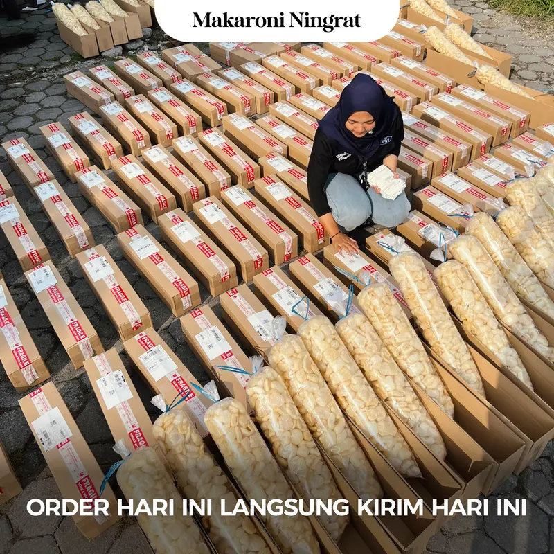 Basreng Cikruh 250gr Ningrat Pedas Gurih & Pedas Daun Jeruk Food Snack Camilan Pedas Halal Crispy 4