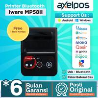 Gambar Printer Bluetooth Mini Thermal Kasir 58mm Iware MP58II - MP58II dari Axelpos Kota Administrasi Jakarta Pusat 1 Tokopedia