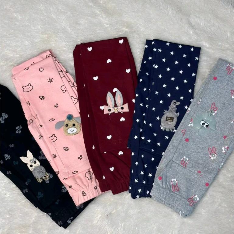 Lejing Anak Perempuan Usia 0 bulan-9 Tahun Bermotif Bahan Katun Strech Lejing Anak Nyaman di Pakai 2