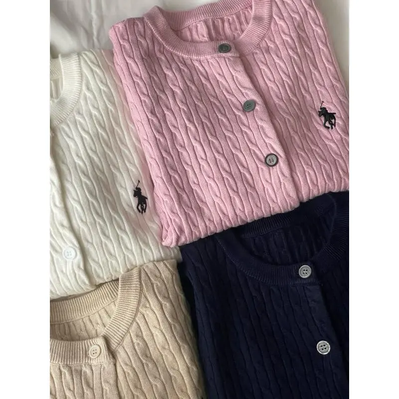 Libene - Cardigan Kuda Rajut Lengan Panjang Lembut