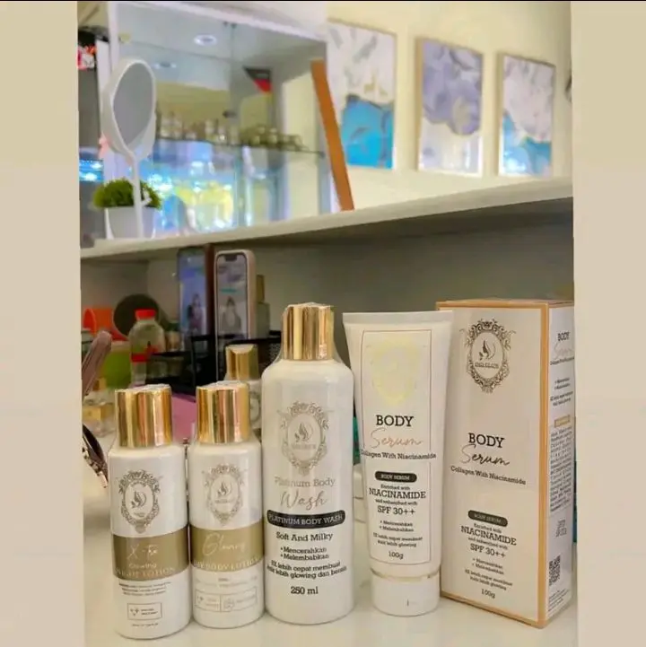 Paket lengkap super Glowing+sabun+body serum+Siang+malam ori IMD 1