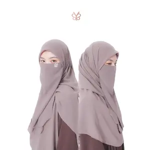 Cadar Ceruty Polos dan Permata by Yoora Sarah