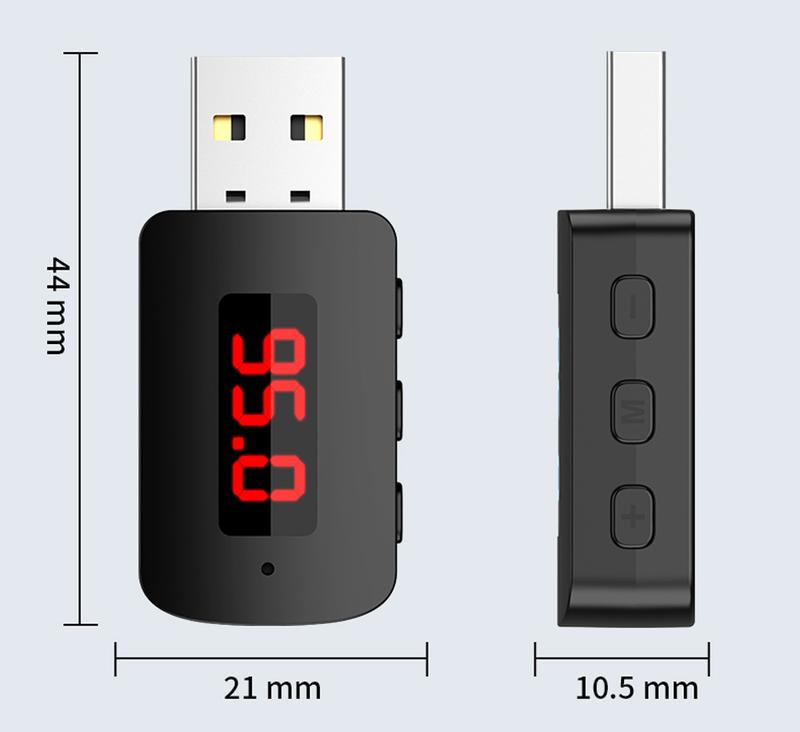 Product Introduction of Bộ Chuyển Đổi AUX trên ô tô Bluetooth không dây, Bộ Thu Âm Thanh BT5.4, Máy phát FM trên ô tô, Bộ Chuyển Đổi âm thanh âm Nhạc 23