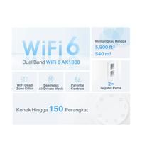 Gambar TP-LINK DECO X20 ( 1 PACK ) AX1800 Whole Home Mesh Wi-Fi 6 Tplink X 20 dari Officiall Brands Kota Administrasi Jakarta Barat 3 Tokopedia