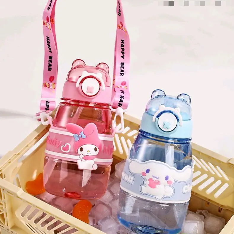[BS] Botol Minum Anak Sekolah SD TK Free Stiker 2D dan 3D Korea Lucu / Bottle Drink 600ml BPA Free 130 3