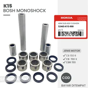 K15 BOSH MONOSHOCK (18PCS) ASSY, CB 150R, CBR 150, CB 150 X/ BOS/ BUSHING, MONOSOK/ AYUNAN/, PROLINK