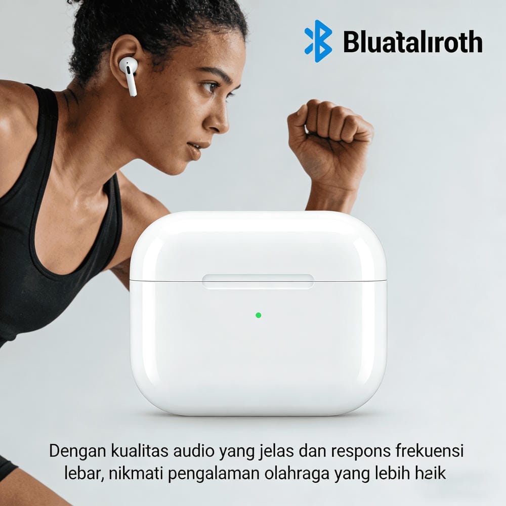 embedrone 2026 NEW PHANTOM K80 Earphone Nirkabel, Anti Air Dalam, Baterai Tahan Lama, TWS, Bass Kuat, Surround 3D, Peredam Suara Cerdas, Gaming, Panggilan, Musik, Olahraga, Earphone Bluetooth Nirkabel