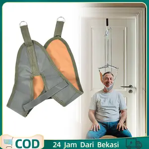 Alat Terapi Traksi Leher Sabuk Terapi Leher Traksi Serviks Penyangga Leher Sabuk  Traksi Korektor Postur Leher