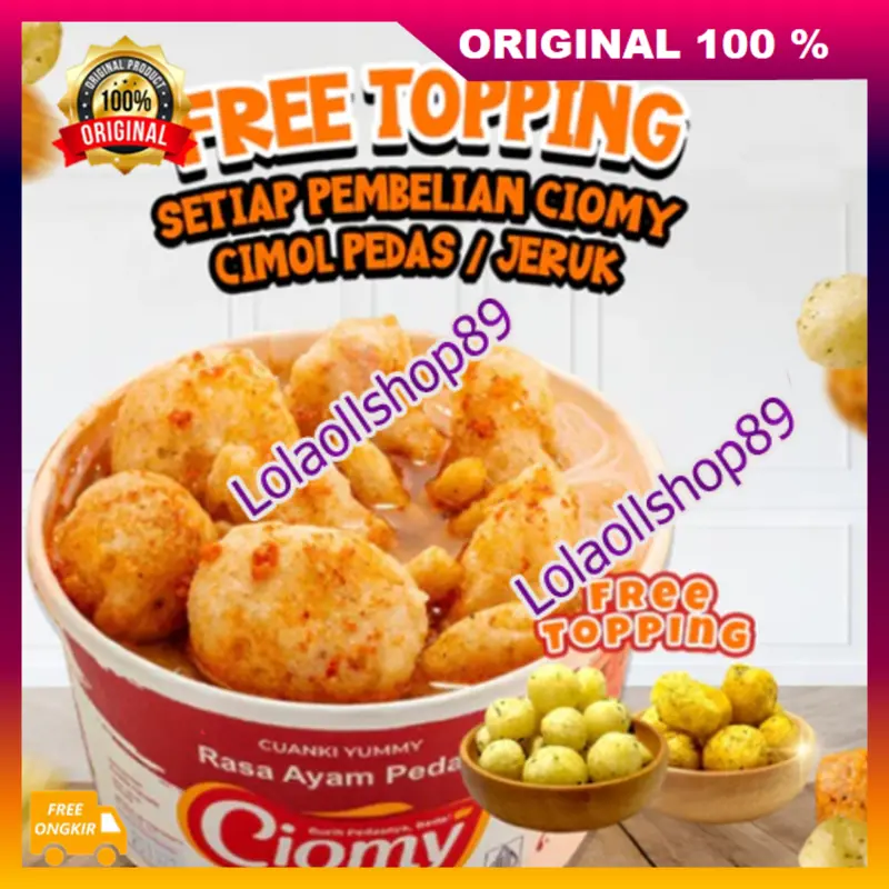 CUP BESAR Ciomy Cuanki Ayam Pedas Cuangki Ciomy Halal Non MSG ORIGINAL 1
