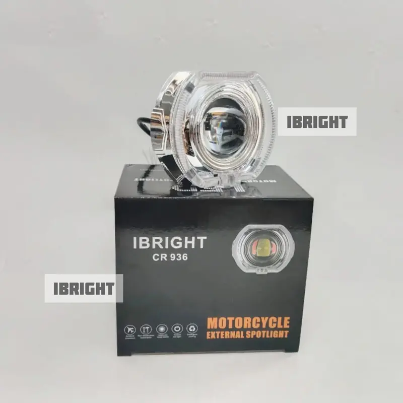 IBRIGHT CR936 - Projie Biled Cut Off 4.5inc Black & Silver Series 3