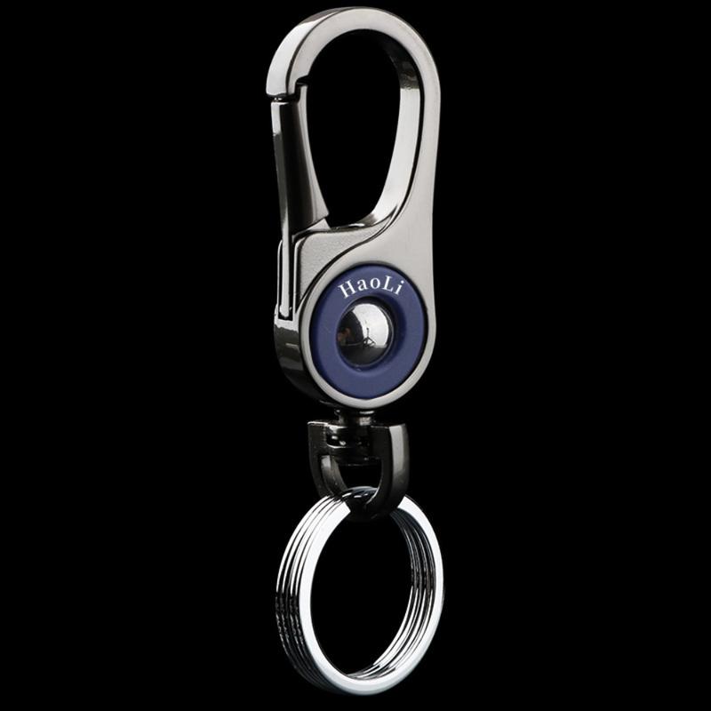 Móc khóa Carabiner, hợp kim titan và kẽm, phong cách doanh nhân, được đánh bóng, thích hợp cho chìa khóa ô tô, phong cách doanh nhânDây Chuyền Chìa Khóa Titan, Chống Vân Tay, Chống Gỉ, Thích Hợp Làm Mặt Dây Chuyền Chìa Khóa 5