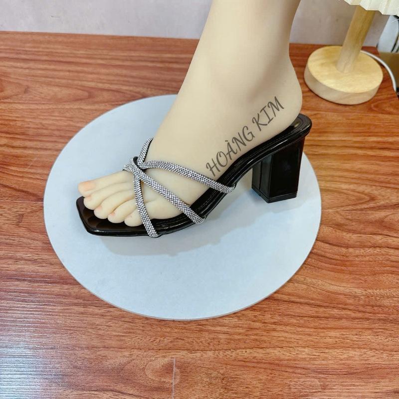 LAMlam - Guốc Nữ Quai Soàn 3 Dây Quai Soàn Êm Chân Đi Tiệc Sang Chảnh Cao 3 phân, 5 phân và 7 phân- Lamlam99