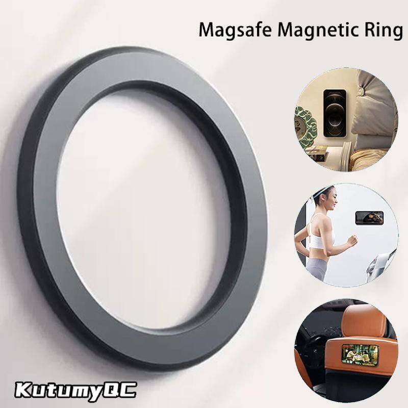 COD   Magnetic Ring Holder For iPhone 14 13 12  Magnet Wall Mobile Phone Holder Magnetic Car Phone Stand Accessories Mount 1