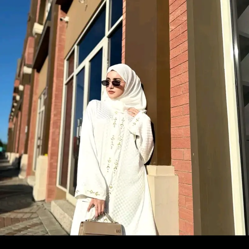Abaya Exclusive Azura embos silk kotak payet cristal mewah cantik Gamis Wanita Hitam Lebaran 6