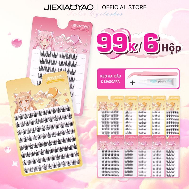 【99K6Hộp Lông Mi Giả, Cao Cấp, Không Thấm Nước Và Chống Mồ Hôi, Có Thể Tái Sử Dụng, Lâu Trôi 24 Giờ, Tạo Kiểu Hàn Quốc, Mỹ Phẩm Nữ, Tặng Kèm Nhíp Keo