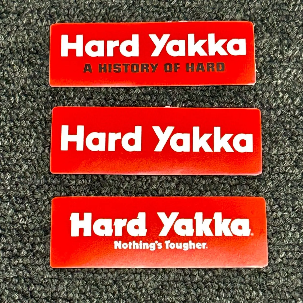 Hard Yakka stickers (vinyl)