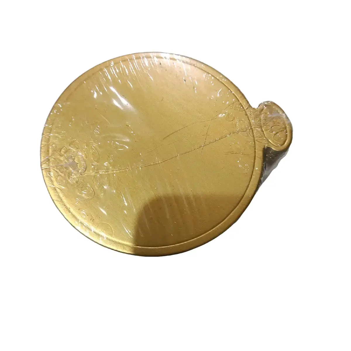 100pcs alas tatakan donut GOLD 9cm