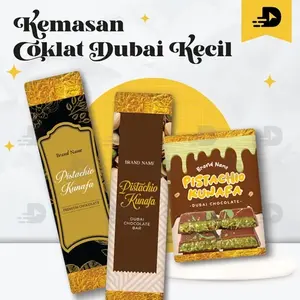 [ISI 20PCS] Dadicepet Kertas Kemasan Coklat Dubai Kecil