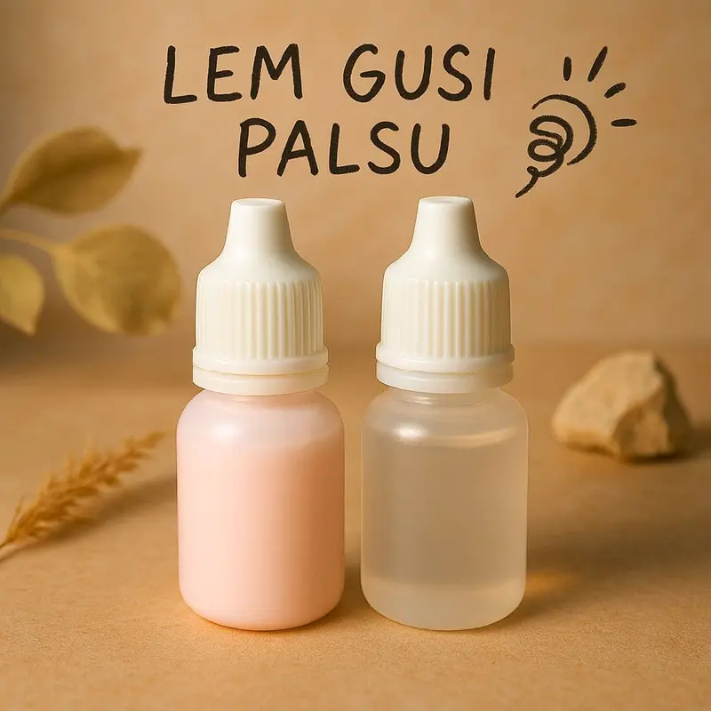 Lem Gigi Palsu Yang patah Otomatis Kering Dan Kuat / Lem penyambung gusian Gigi palsu yang patah Liquid 0