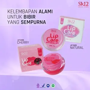 SK12 Lip Care Cherry SR12 Melembabkan Bibir dan Mencerahkan Selama Aktivitas Seharian Natural SR12