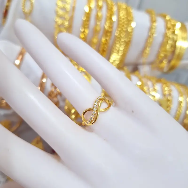 Cincin Permata Angka Delapan Infini  - Rings 0