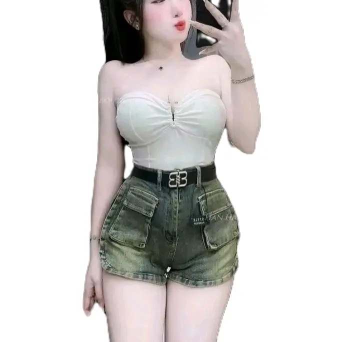 quần jean nữ có 2 túi phía trước sang chảnh 2