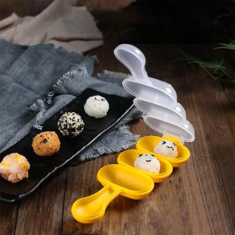 Nori Puncher / Nori Cutter Cetakan Rumput Laut / Nori Seaweed Bento /  Alat Pembuat Bola Nasi Bulat / Rice Ball Shaker 4