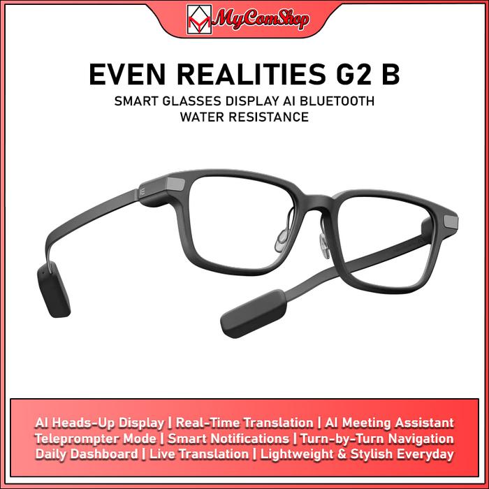 Jual EVEN REALITIES G2 B SMART GLASSES DISPLAY AI BLUETOOTH WATER ...