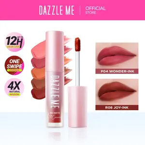 DAZZLE ME Ink-Matte Lip Cream Tahan Lama Dengan Hasil Akhir Matte Finish