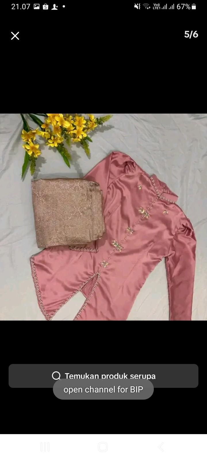 Product Introduction of khalista one set kurung melayu baju pesta baju bradesmaid baju lamaran baju kondangan Muslim Wanita Gamis Setelan Celana Katun Panjang Dewasa Dress 10