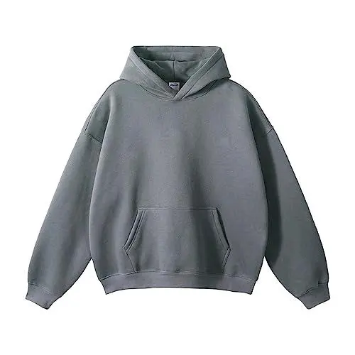 Hoodie boxy polos unisex pria - wanita high quality 1