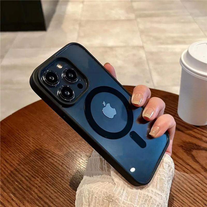 Product Introduction of Luxury Magnetic Wireless Charge For Magsafe Case for iPhone 15 14 Plus 13 12 11 Pro Max Shockproof Soft Transparent Bumper Cover 11