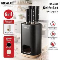 Gambar IDEALIFE - Knife Set - Perlengkapan Pisau Dapur - KS-6002 dari IDEALIFE ONLINE STORE Kota Administrasi Jakarta Utara 1 Tokopedia