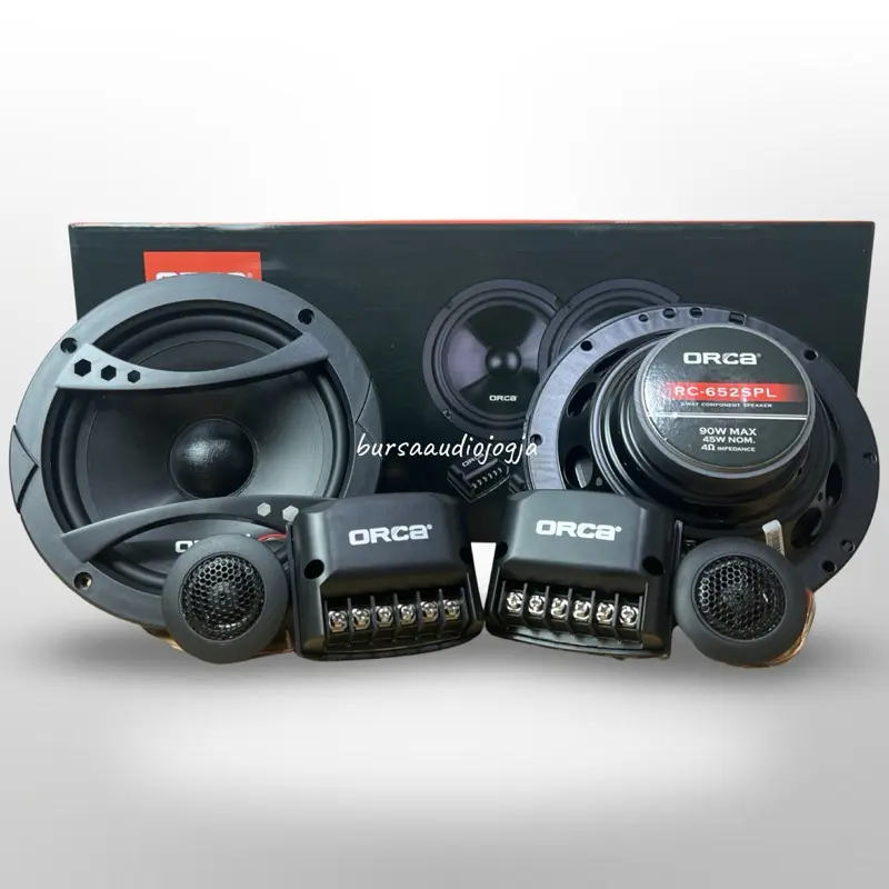 Speaker Split Orca RC 652SPL - 6.5 Inch Speaker Pintu 2 Way Mobil Universal Car Speakers Audio Mobil 1