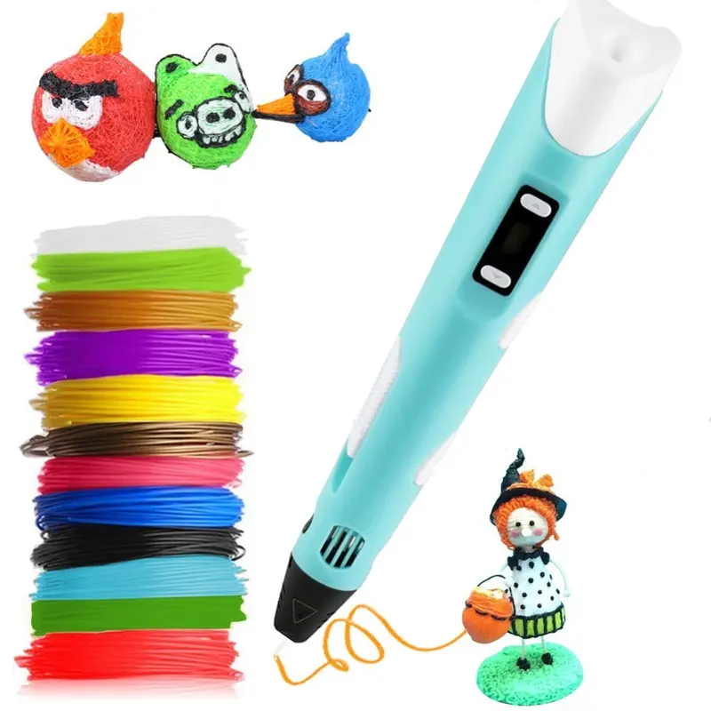 3d Pen Pulpen 3 Dimensi Stereoscopic Printing Pen Portale Mainan 1