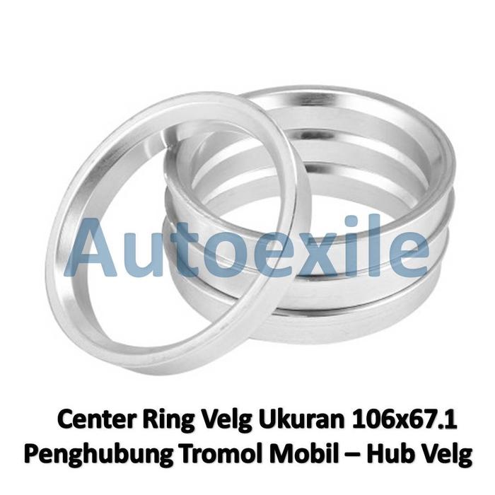 Gambar Center Ring Velg 106x67.1 Cincin Hub 106-67.1 Centering Bore Racing Anti Getar Mobil Ukuran 106 x 67.1 Pajero Sport - 106x67 dari Autoexile Kota Medan Tokopedia