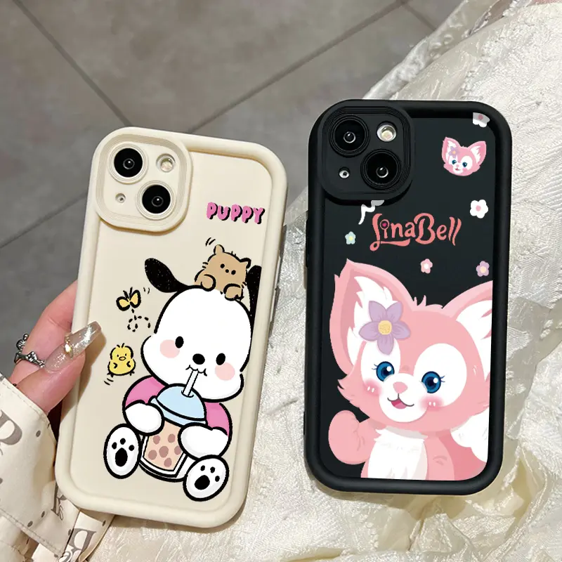 Casing Hp Untuk Infinix Hot 11 Play Hot 10 Play Hot 9 Play Case Casing Kesing Silikon Softcase baru Kasing HP pola rubah dan anjing Cesing 7